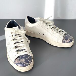 P448 WOMEN NIB JACK TURTLE BEIGE LACE-UP LOW TOP SNEAKER. EU 37 / US 7